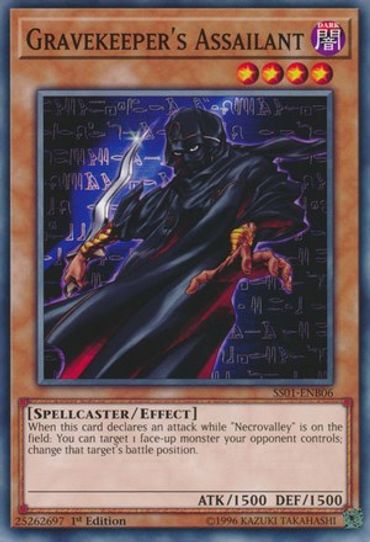 Gravekeeper's Assailant (SS01-ENB06) [Speed Duel Decks: Destiny Master –  Pokemon Plug