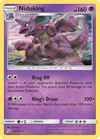 Nidoqueen - Rising Rivals - Pokemon