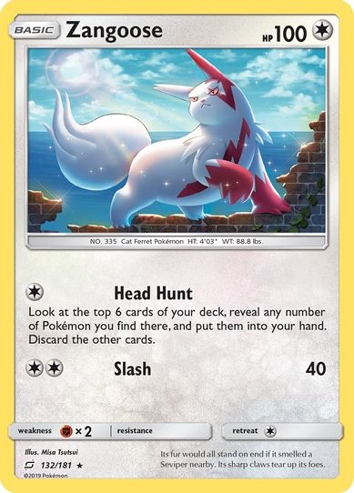 Zangoose (132/181) [Sun & Moon: Team Up] – Pokemon Plug