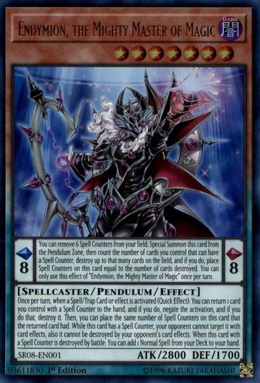 Endymion, the Mighty Master of Magic (SR08-EN001) [Structure Deck: Ord –  Pokemon Plug