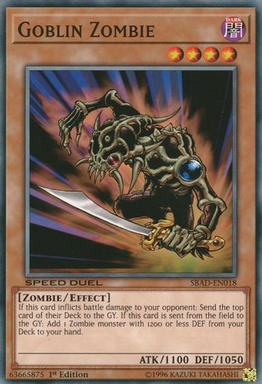 zombie pokemon cards Goblin Zombie (SBAD-EN018) [Speed Duel: Attack from the Deep] – Pokemon Plug