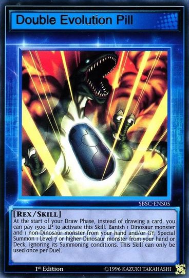 Double Evolution Pill (Skill Card) (SBSC-ENS05) [Speed Duel: Scars of Pokemon Plug Double Evolution Pill (Skill Card) (SBSC-ENS05) [Speed Duel: Scars of Pokemon Plug