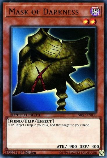 yu gi oh speed duel scars of battle booster box Mask of Darkness (SBSC-EN033) [Speed Duel: Scars of Battle] – Pokemon Plug