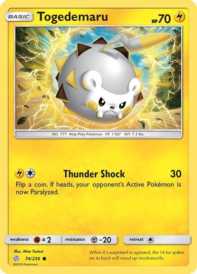 togedemaru pokemon card value Togedemaru