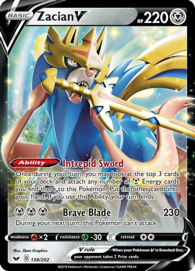 pokemon set with 202 cards Pokemon Single Card Sword & Shield Base Set