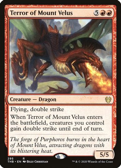 Terror of Mount Velus (295) [Theros Beyond Death]  Pokemon Plug