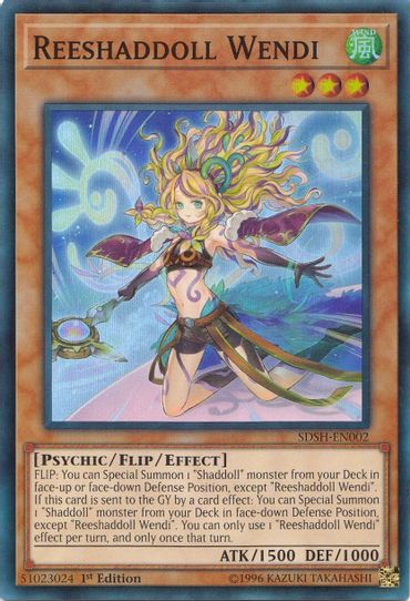 shaddoll yugioh cards Yu-Gi-Oh! - El Construct - DUPO-EN090 - Ultra Rare - 1st Edition using monsters from your hand or field as Fusion Material Reeshaddoll Wendi (SDSH-EN002) [Structure Deck: