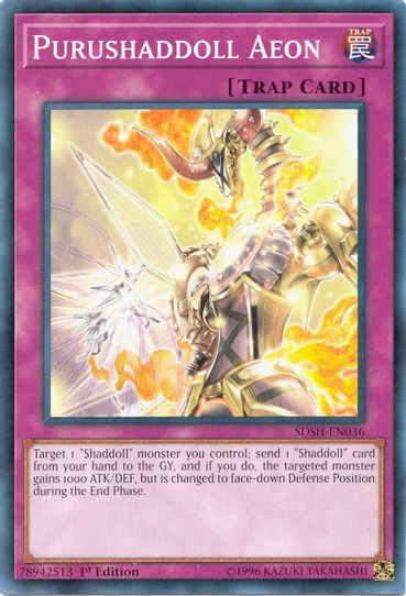 Purushaddoll Aeon (SDSH-EN036) [Structure Deck: Shaddoll Showdown] –  Pokemon Plug