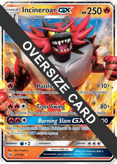 Incineroar GX 27/149 (Sun & Moon Expansion set) (27) [First Partner Pa Pokemon Plug Incineroar GX 27/149 (Sun & Moon Expansion set) (27) [First Partner Pa Pokemon Plug