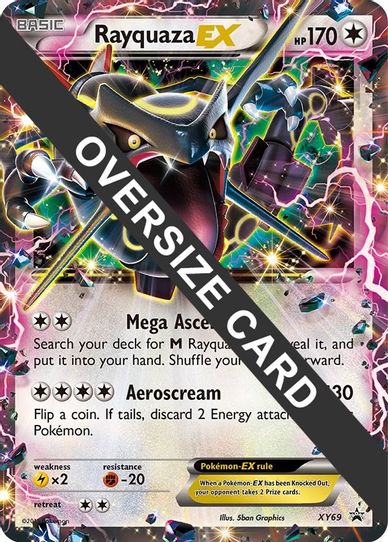 Rayquaza EX XY69 (XY Black Star Promo) (XY69) [First Partner Pack Jumb Pokemon Plug Rayquaza EX XY69 (XY Black Star Promo) (XY69) [First Partner Pack Jumb Pokemon Plug
