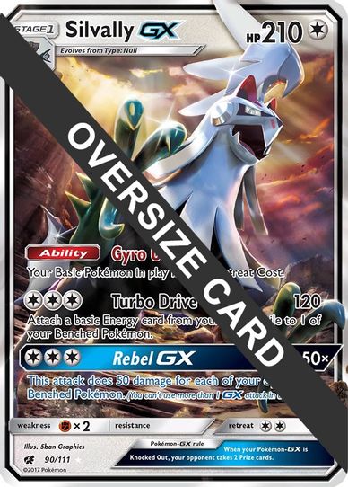 silvally card sleeves Silvally GX 90/111 (Crimson Invasion) (90/111) [First Partner Pack Jum – Pokemon Plug