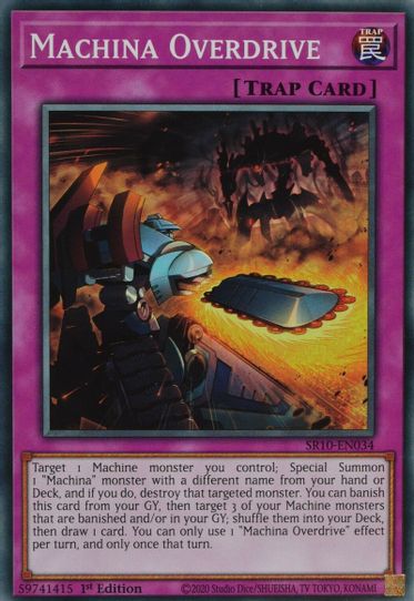Machina Overdrive (SR10-EN034) [Structure Deck: Mechanized Madness] –  Pokemon Plug