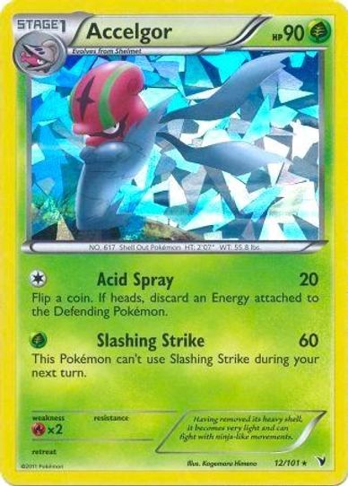 pokemon accelgor card Accelgor : B&W - PLASMA BLAST 008/101