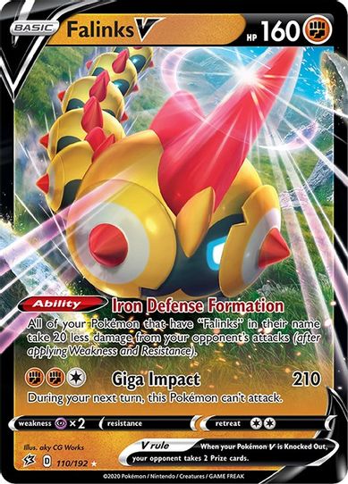 pokemon card falinks - Sword & Shield - Fusion Strike - These cards are freshly removed from packs Falinks 155/264 Swsh08: Fusion Strike