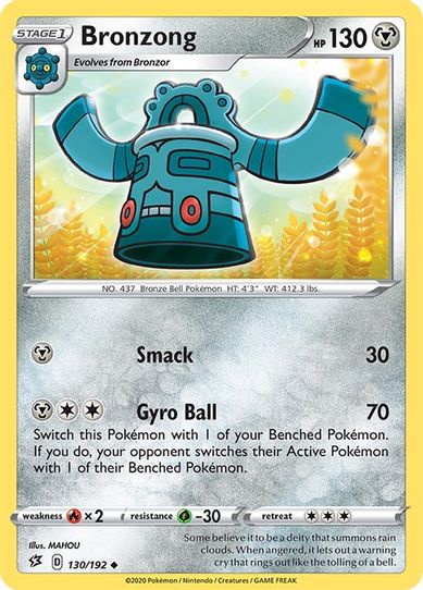 bronzong pokemon card | Battle Styles Colorless Artist Pokemon TCG - s6H -
