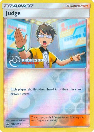 Judge (108/131) [Professor Program Promos] – Pokemon Plug