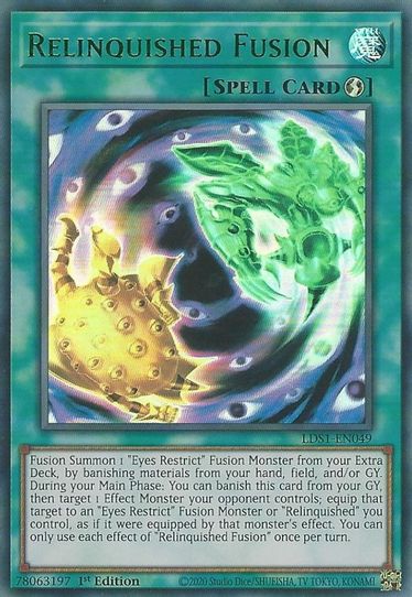 Relinquished Fusion (Green) (LDS1-EN049) [Legendary Duelists: Season 1 Pokemon Plug Relinquished Fusion (Green) (LDS1-EN049) [Legendary Duelists: Season 1 Pokemon Plug
