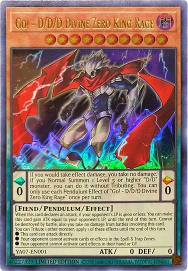 Go! - D/D/D Divine Zero King Rage (YA07-EN001) [Yu-Gi-Oh! ARC-V Promo Pokemon Plug Go! - D/D/D Divine Zero King Rage (YA07-EN001) [Yu-Gi-Oh! ARC-V Promo Pokemon Plug