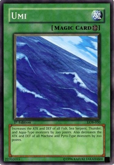 Umi (LOB-050) [The Legend of Blue Eyes White Dragon]  Pokemon Plug