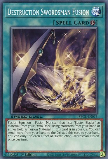 yugioh gx speed duel decks Destruction Swordsman Fusion (SBCB-EN015) [Speed Duel: Battle City Box –  Pokemon Plug