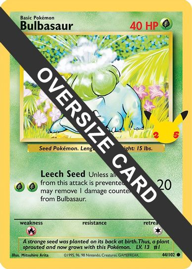 bulbasaur pokemon card 1995 Bulbasaur 1st Edition Shadowless - Perfect Gift for Kids or Poke Fans - NOT Real Just for Show - Proxy NOT Replica - Might NOT Be Perfect