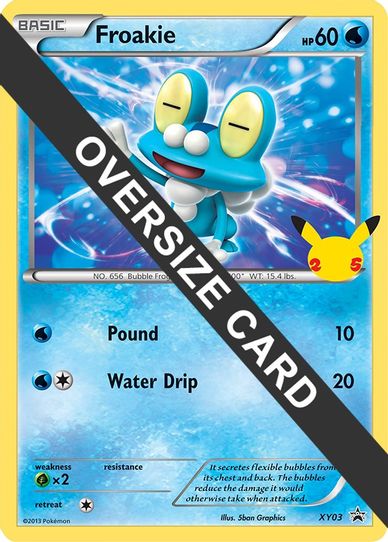 Pokemon X & Y Promo Holo Rare Froakie XY03 Pokemon X & Y Promo Holo Rare Froakie XY03