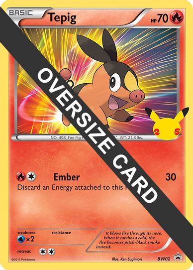 Tepig (BW02) - Holofoil Black and White Promos