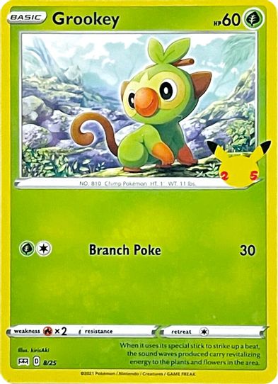 Grookey (8/25) [McDonald's 25th Anniversary Promos