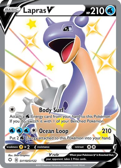 lapras pokemon card price Stellar Crown ex 032/142 Double Rare Holo Lost Thunder Type Lapras 2023 Pokemon Crown Zenith