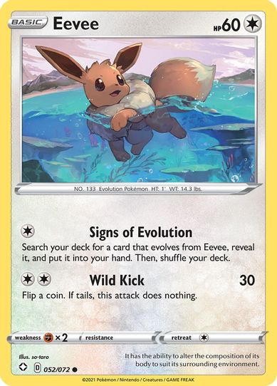 eevee pokemon card value Bundle - Guaranteed 1 Ultra Rare - 5 Eeveelution Holofoil Cards Colorless Colorless Tackle (30) Colorless Rare Mint Condition 1995 Basic
