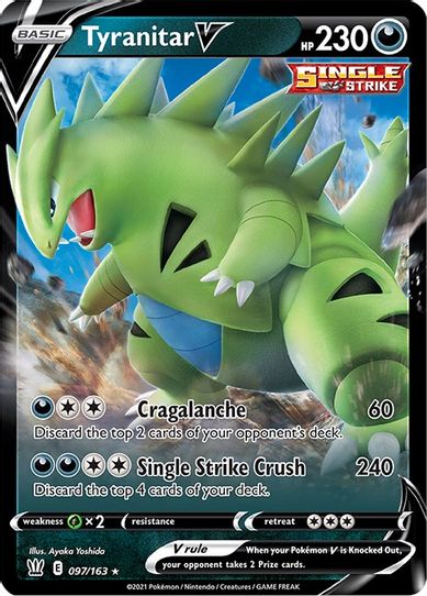 tyranitar pokemon card price Pokemon Destined Rivals Rare Team Rocket's Tyranitar #96