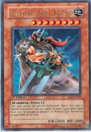 yugioh gilford the legend deck YuGiOh GX Structure Deck: Warrior's Triumph Ultra Rare Gilford the Legend SD5-EN001