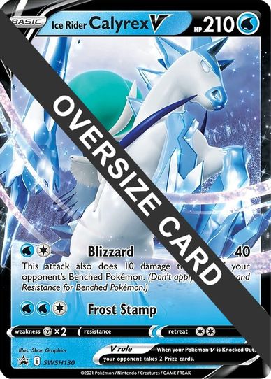 pokemon cards ice type Ice Rider Calyrex V - SWSH130 SWSH130