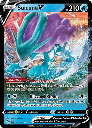 rare water pokemon cards Vaporeon Card Holographic Credit Card Holographic Credit Card Skin Anime Town Creations Suicune V (031/203) [Sword &