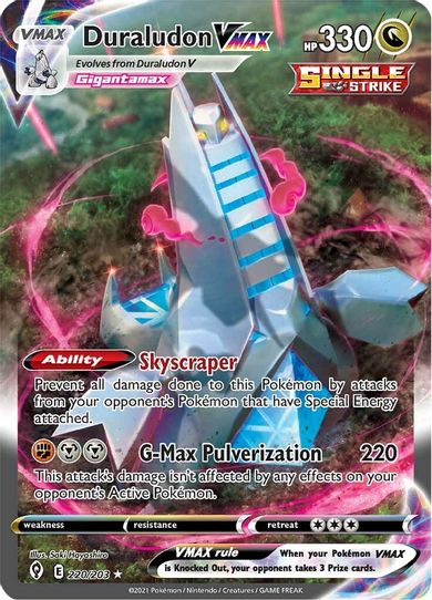 Duraludon VMAX (Alternate Art Secret) (220/203) [Sword & Shield: Evolv Pokemon Plug Duraludon VMAX (Alternate Art Secret) (220/203) [Sword & Shield: Evolv Pokemon Plug