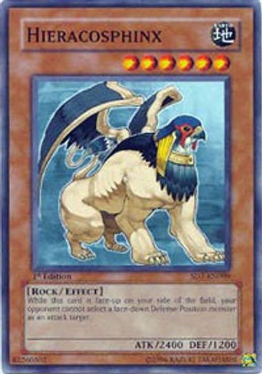 Hieracosphinx (SD7-EN009) [Structure Deck: Invincible Fortress] – Pokemon  Plug