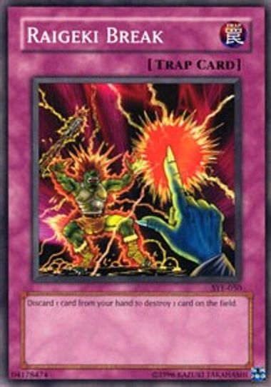 Raigeki Break (SYE-050) [Starter Deck: Yugi Evolution] – Pokemon Plug