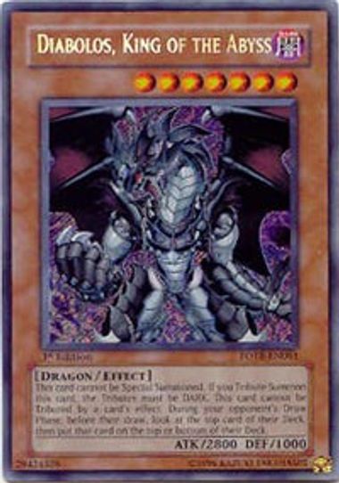 Diabolos, King of the Abyss (FOTB-EN061) [Force of the Breaker] – Pokemon  Plug