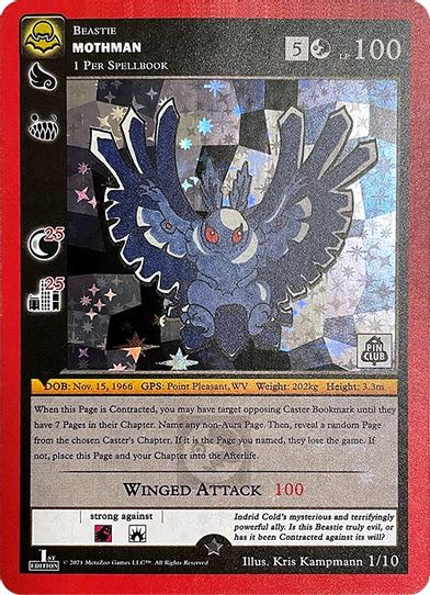 mothman yugioh card Mothman (Cryptid Nation Mystery Collection) (1/10) [Miscellaneous Prom – Pokemon Plug