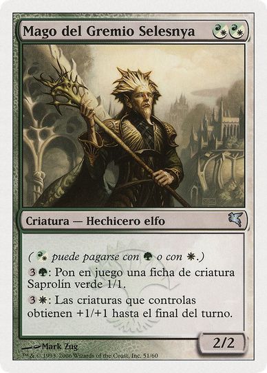 Selesnya Guildmage (Spanish) - "Mago del Gremio Selesnya" (B) (B51) [M Pokemon Plug Selesnya Guildmage (Spanish) - "Mago del Gremio Selesnya" (B) (B51) [M Pokemon Plug