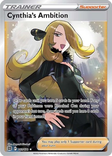 Cynthia's Ambition (Full Art) (169/172) [Sword & Shield: Brilliant Sta Pokemon Plug Cynthia's Ambition (Full Art) (169/172) [Sword & Shield: Brilliant Sta Pokemon Plug
