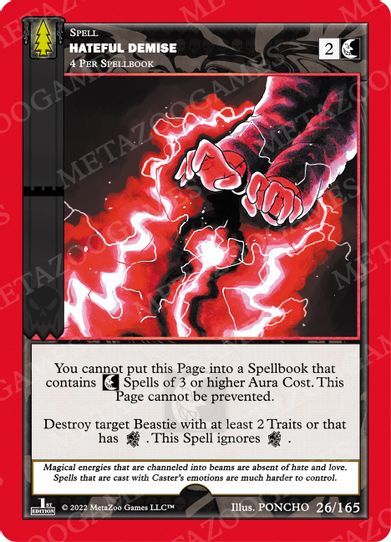 Hateful Demise (26/165) [Wilderness: First Edition] – Pokemon Plug