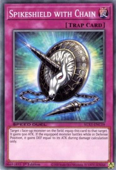 Spikeshield with Chain (SGX1-ENC19) [Speed Duel GX: Duel Academy Box] –  Pokemon Plug