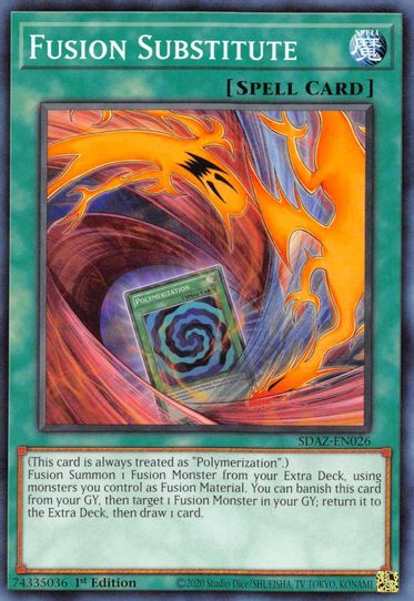 Fusion Substitute (SDAZ-EN026) [Structure Deck: Albaz Strike] – Pokemon Plug