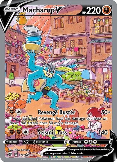Machamp V (Alternate Full Art) (172/189) [Sword & Shield: Astral Radia – Pokemon Plug