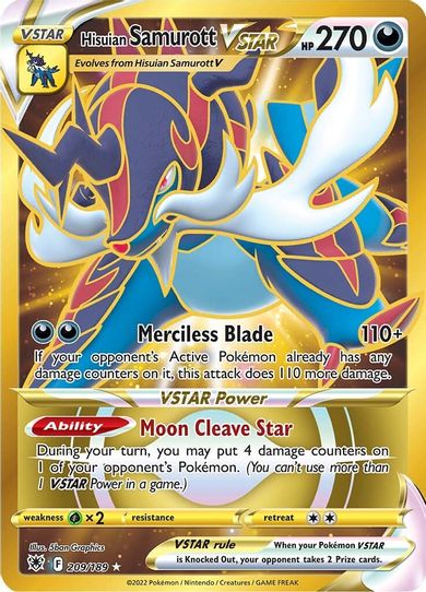 Hisuian Samurott VSTAR (Secret) (209) (209/189) [Sword & Shield: Astra Pokemon Plug Hisuian Samurott VSTAR (Secret) (209) (209/189) [Sword & Shield: Astra Pokemon Plug