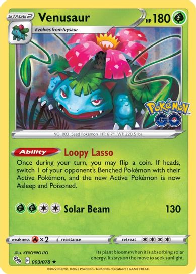 Venusaur (003/078) [Pokemon GO]