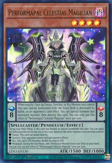 Performapal Celestial Magician (LDS3-EN130) [Legendary Duelists: Seaso Pokemon Plug Performapal Celestial Magician (LDS3-EN130) [Legendary Duelists: Seaso Pokemon Plug