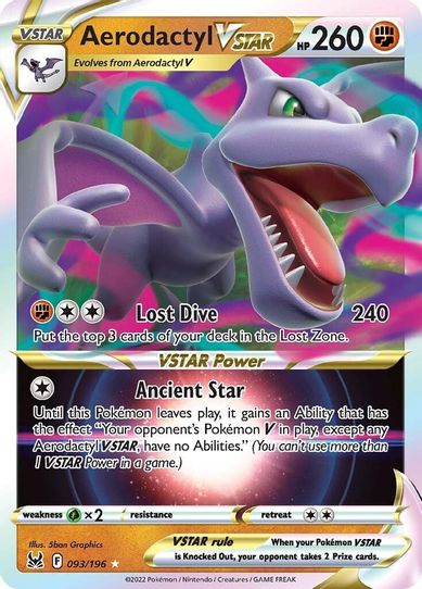 vstar pokemon card value Charizard 018/172 Brilliant Stars have for your premier collection. Aerodactyl VSTAR (093/196) [Sword &