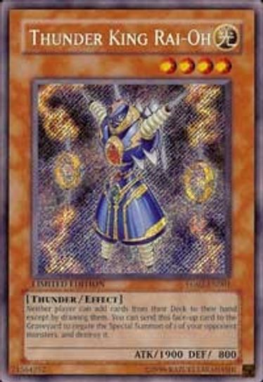 Thunder King Rai-Oh (YG02-EN001) [Yu-Gi-Oh! GX Manga Promotional Cards –  Pokemon Plug